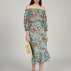 Saloni Grace floral dress size 6